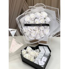 Kız Isteme Çiçeği Söz Çikolatası Nişan Kadife Gül Buket Kız Isteme Çiçeği
