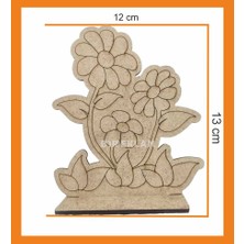 Bir Lazer Papatya Çiçeği Boyama Aktivite Sanat Okul Öncesi Anaokulu Kreş Etkinlik 13X12 cm 10 Adet