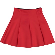 Düz Renkli  Dalgıç Kumaş Etek