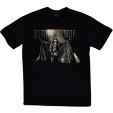 stonedfame Siyah Dimmu Borgir Baskılı T-Shirt