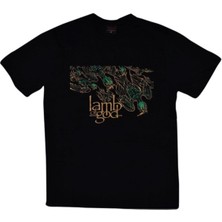 stonedfame Lamb Of God Baskılı T-Shirt