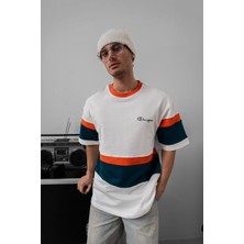 Takım Arma Nakışlı Oversize T-Shirt