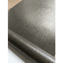 Antrasit Gold (53  cm  x 10 Metre) Silinebilir Kabartmalı Sade Duvar Kağıdı 5 M²