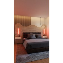 50 Santimetre Rgb Renkli Kumandalı Lambader (2'li Set)