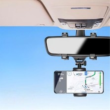 Alpotekno ® Araç Içi Dikiz Aynaya Takılan Telefon Tutucu Otomobil Içi Telefon Tutma Aparatı