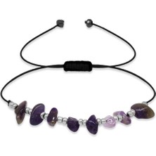 Ametist Doğal Taş Kadın Bileklik