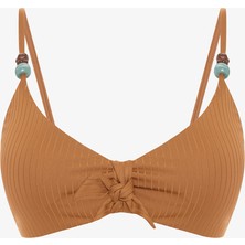 Karamel Lori Üçgen Bikini Üstü