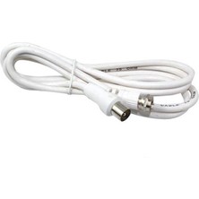 60 Ohm Erkek / F Erkek 1.2 Metre Beyaz Kablo