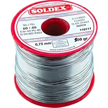 Soldex 0.75MM 500 Gram Ince Lehim SN60 PB40