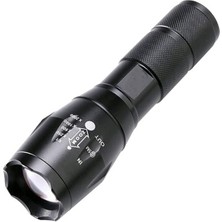 Powermaster PM-14623 Şarjlı Zoomlu Flash Özellikli 4 Mod Power Ledli Metal El Feneri