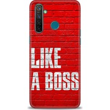 gmotp Realme 5 Pro Kılıf Hd Baskılı - Like A Boss