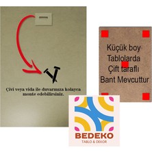 Bedeko Usta Kedi Ahşap Tablo