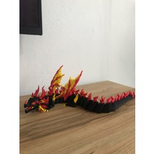 3D Yazıcı Üretimi Hareketli Ejderha Figürü 43 cm