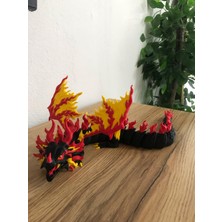 3D Yazıcı Üretimi Hareketli Ejderha Figürü 43 cm