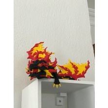 3D Yazıcı Üretimi Hareketli Ejderha Figürü 43 cm