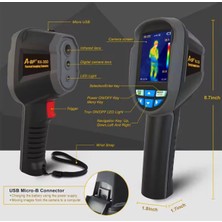 A-Bf RX-350/RX-500 Endüstriyel Kızılötesi Termal Görüntüleme Kamerası -20 ° C~450 ° C Sıcaklık Algılama Yerden Isıtma Onarımı Termal Görüntüleme Cihazı