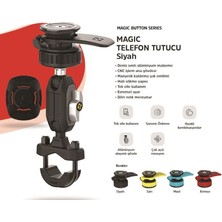 Smnu Magic Gidon Bağlantılı Telefon Tutucu Siyah