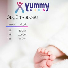 Kaydırmaz Taban Ilk Adım Yürüme Öncesi Bilekten Cırtlı Kız Babet Bebek Patik