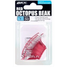 Bkk Red Octopus Beak 50 Adet Olta Iğnesi - 3/0
