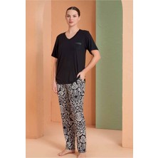 Pjs Kadın V Yaka Pijama Takımı 27133