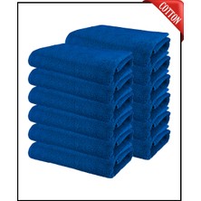 12 Adet Büyük Boy Pamuklu 50X90CM, Fitness Havlusu , Spor Havlusu , Kuaför Havlusu
