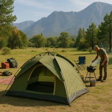 Yek Outdoor 4 Kişilik Çift Katmanlı Otomatik Çadır 220X250X160