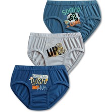 Giza Kids %95 Pamuklu Erkek Çocuk Slip Külot Iç Çamaşır 6lı Set