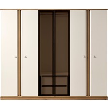 Soft Modern 6 Kapaklı Gardırop