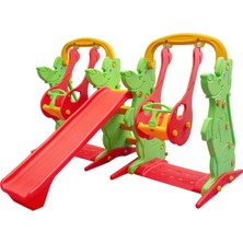 Büyük Kaydırak Salıncak - Çocuk Oyun Parkı - Oyun Alanı - Çocuk Parkı