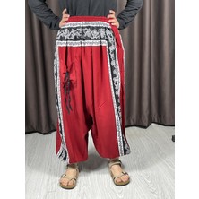 Etnik Desenli Rahat ve Şık Şalvar Pantolon