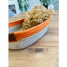 Jüt Hasır Sepet Oval Organizer 20 x 30