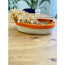 Jüt Hasır Sepet Oval Organizer 20 x 30