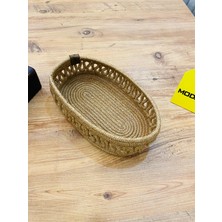Jüt Hasır Sepet Oval Organizer 20X30