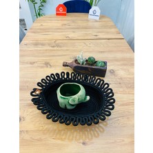 Jüt Hasır Sepet Oval Organizer 20 x 30
