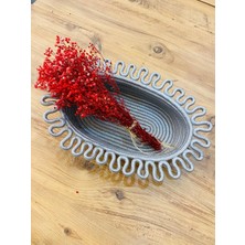 Jüt Hasır Sepet Oval Organizer 20 x 30