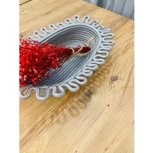 Jüt Hasır Sepet Oval Organizer 20 x 30