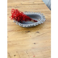 Jüt Hasır Sepet Oval Organizer 20 x 30