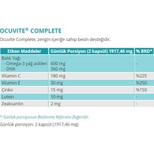Ocuvite Complete 60 Kapsül Lutein Göz Vitamini