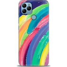 gmotp General Mobile Gm 21 Kılıf Hd Baskılı - Rengarenk