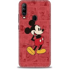 gmotp General Mobile Gm 20 Pro Kılıf Hd Baskılı - Kırmızı Mickey