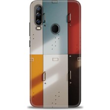 gmotp General Mobile Gm 20 Pro Kılıf Hd Baskılı - Renkli Kapılar