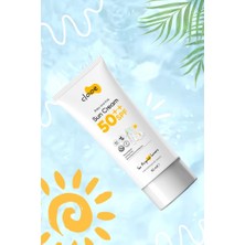 Clooe Organik Vegan Hipoalerjenik Glutensiz 50 SPF Güneş Kremi 50 ml Clooe
