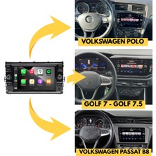 Volkswagen Araç Multimedya Carplay Android Auto 4+64 8 Inch 4 Çekirdek BS-1740W