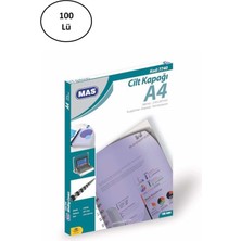 Mas Cilt Kapağı Pp A4 Beyaz 100'LÜ