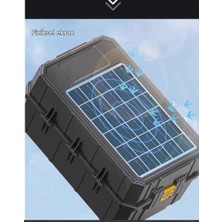 İdragon W5220-2 Ultra Güçlü Fan Soğutmalı 48000 Lümen El Feneri 21700MAH Güneş Enerjili Solar Lamba