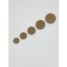 Karan Tuhafiye Çif Yönlü Ahşap Görünümlü Düğme / 02731 /