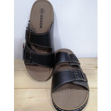 Gezer Yeni Sezon İki Tokalı Ayarlanabilir Rahat Taban Yazlık Erkek Terlik