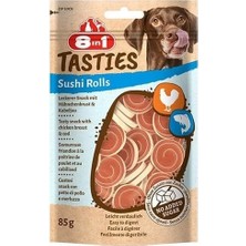 8in1 Tasties Sushi Rolls Tavuklu ve Balıklı Sushi Köpek Ödül Maması 85 gr