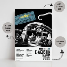 Manga - E Akustik Albüm Spotify Çerçevesiz Tasarım Poster