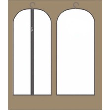 Abiye Elbise Kılıfı Gamboç 5 Adet Beyaz 60*160